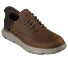 Load image into Gallery viewer, Skechers Mens Garza Gervin Tan Slip in - Hands Free Shoe