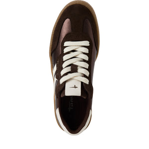 Tamaris Ladies Chocolate Casual Laced Shoe - 23723 323