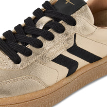 Load image into Gallery viewer, Tamaris Ladies Light Gold and Black Casual Trainer Style - Autumn 2025 - 23723 942
