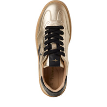 Load image into Gallery viewer, Tamaris Ladies Light Gold and Black Casual Trainer Style - Autumn 2025 - 23723 942
