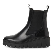 Load image into Gallery viewer, Tamaris Ladies Black Leather Pull On Boot - 25489 001
