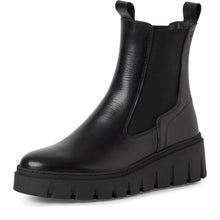 Load image into Gallery viewer, Tamaris Ladies Black Leather Pull On Boot - 25489 001
