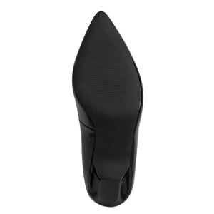 Marco Tozzi Ladies Black Patent Smart Shoe - 22420 018