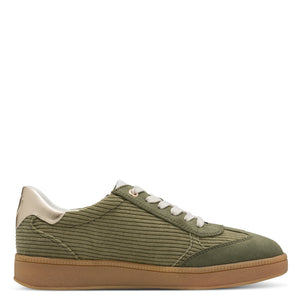 Marco TOZZI Ladies Laced and Zip Khaki Casual Shoe - 23776 726