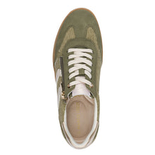 Load image into Gallery viewer, Marco TOZZI Ladies Laced and Zip Khaki Casual Shoe - 23776 726
