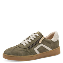 Load image into Gallery viewer, Marco TOZZI Ladies Dark Taupe Casual Shoe - Lace and Zip - 23778 344
