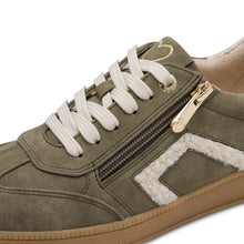 Load image into Gallery viewer, Marco TOZZI Ladies Dark Taupe Casual Shoe - Lace and Zip - 23778 344
