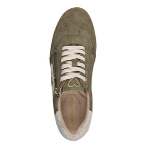 Marco TOZZI Ladies Dark Taupe Casual Shoe - Lace and Zip - 23778 344