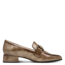 Load image into Gallery viewer, Marco TOZZI Ladies Taupe Patent Smart Loafer - 24250 341
