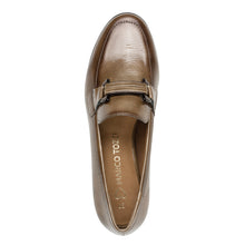 Load image into Gallery viewer, Marco TOZZI Ladies Taupe Patent Smart Loafer - 24250 341
