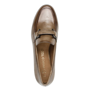 Marco TOZZI Ladies Taupe Patent Smart Loafer - 24250 341