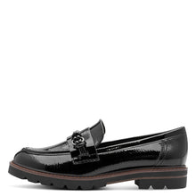 Load image into Gallery viewer, Marco TOZZI Black Patent Loafer - 24704 018
