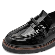 Load image into Gallery viewer, Marco TOZZI Black Patent Loafer - 24704 018
