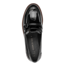 Load image into Gallery viewer, Marco TOZZI Black Patent Loafer - 24704 018
