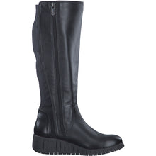 Load image into Gallery viewer, Marco Tozzi Ladies Black Leather Long Boot
