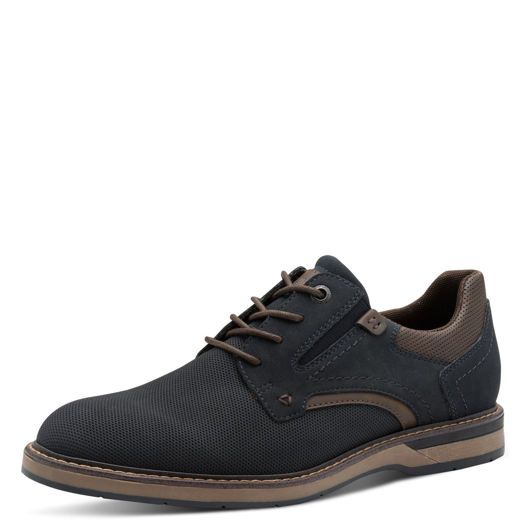 S Oliver Mens Smart Casual Laced Navy Shoe - 13203 880