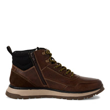 Load image into Gallery viewer, S Oliver Mens Ankle Rich Tan Boot - Laced and Zip Fastening - 15227 305
