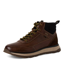 Load image into Gallery viewer, S Oliver Mens Ankle Rich Tan Boot - Laced and Zip Fastening - 15227 305
