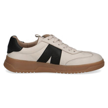 Load image into Gallery viewer, Caprice Ladies Pale Cream and Black Laced and Zip Casual Shoe - 23608 134
