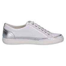 Load image into Gallery viewer, Caprice Ladies White Leather Casual Shoe - Laced and Zip Fastening - 23706
