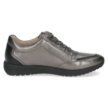 Load image into Gallery viewer, Caprice Ladies Gunmetal Grey Casual Comfort Laced and Zip Shoe - 23721 289
