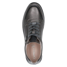 Load image into Gallery viewer, Caprice Ladies Gunmetal Grey Casual Comfort Laced and Zip Shoe - 23721 289
