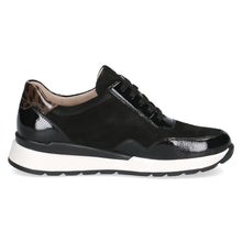 Load image into Gallery viewer, Caprice Ladies Black with Leo Details Casual Shoe - 23737 019
