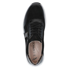 Load image into Gallery viewer, Caprice Ladies Black with Leo Details Casual Shoe - 23737 019

