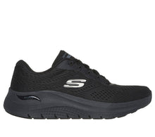 Load image into Gallery viewer, Skechers Black Arch Fit Big League Trainer - 150051
