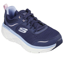 Load image into Gallery viewer, Skechers Ladies D&#39;Lux Walker Navy Laced Trainer - Daisy Doll

