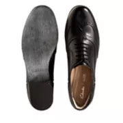 Load image into Gallery viewer, Clarks Ladies Hamble Oak Black Leather Laced Shoe
