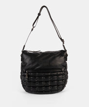 Load image into Gallery viewer, Pepe MOLL Black Crossbody Quilted Handbag - Zip Fastening - 252121
