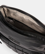 Load image into Gallery viewer, Pepe MOLL Black Crossbody Quilted Handbag - Zip Fastening - 252121
