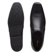 Load image into Gallery viewer, Clarks Mens Sidton Edge Black Leather - Slip On
