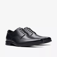 Load image into Gallery viewer, Clarks Mens Howard Over Black Laced Formal Shoe
