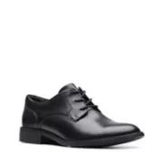 Load image into Gallery viewer, Clarks Ladies Camzin Iris Black Leather Laced Shoe
