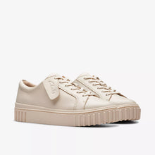 Load image into Gallery viewer, Clarks Ladies Cream Leather Laced Casual Shoe - Mayhill Walk
