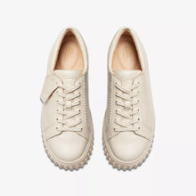 Load image into Gallery viewer, Clarks Ladies Cream Leather Laced Casual Shoe - Mayhill Walk
