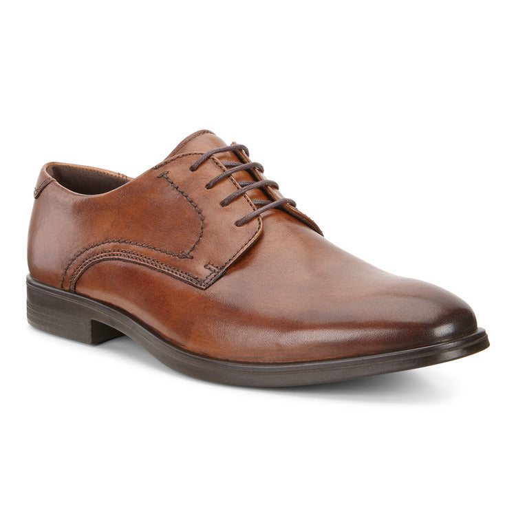 Ecco Mens Dark Tan Laced Formal Shoe - 621634