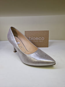 Bioeco Ladies Smart Soft Metallic Court - Heel