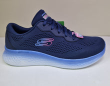 Load image into Gallery viewer, Skechers Ladies Navy Laced Skech Lite Stunning Steps
