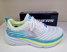 Load image into Gallery viewer, Skechers Ladies D&#39;Lux Vapor Cool Breeze - White / Turq - 150583
