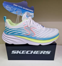 Load image into Gallery viewer, Skechers Ladies D&#39;Lux Vapor Cool Breeze - White / Turq - 150583
