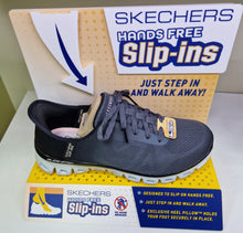 Load image into Gallery viewer, Skechers Ladies Glide Step Excite - Black Charcoal - 104566
