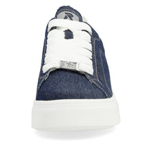 Load image into Gallery viewer, Rieker Ladies Revolution Jeans Denim Laced Trainer - W0501
