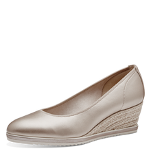 Load image into Gallery viewer, Tamaris Ladies Soft Metallic Smart Wedge - 22305
