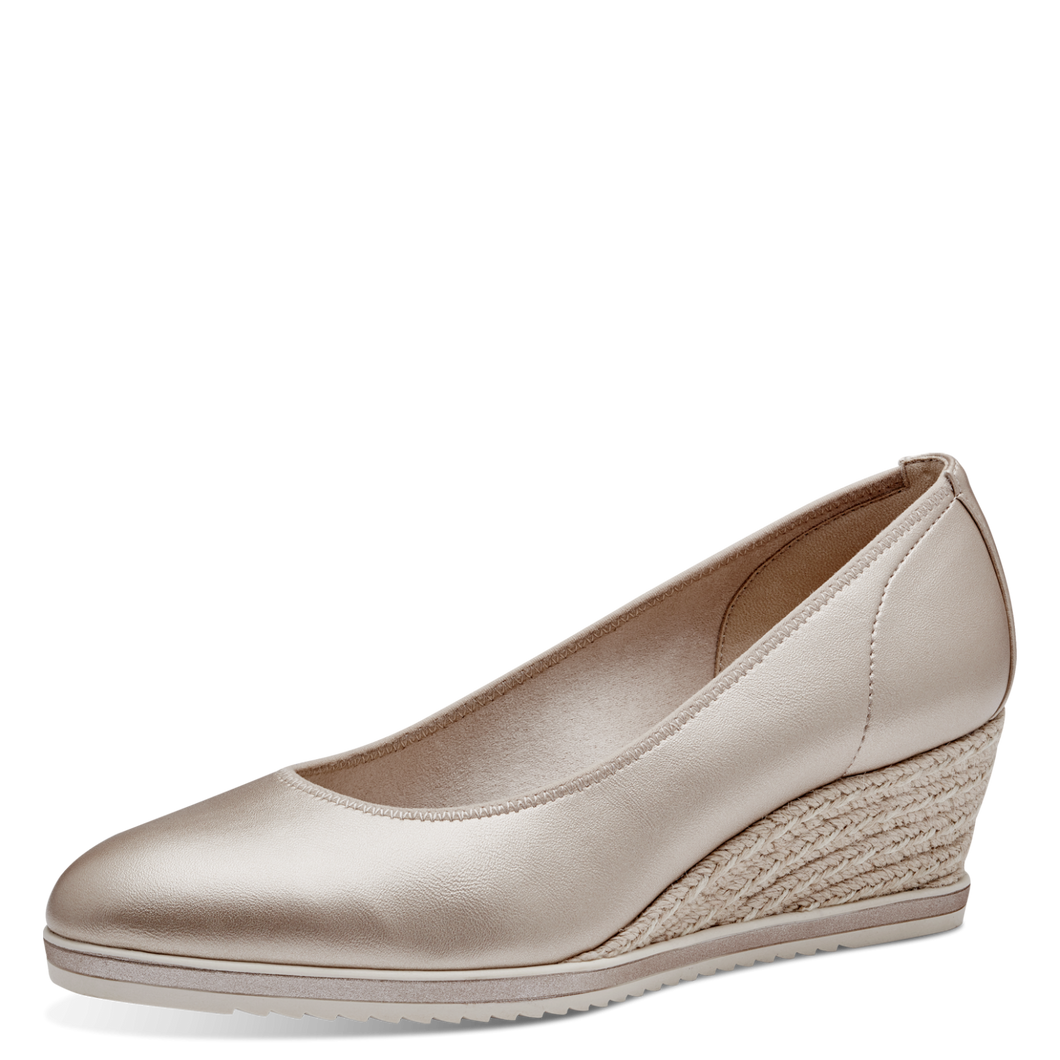 Tamaris Ladies Soft Metallic Smart Wedge - 22305