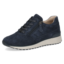 Load image into Gallery viewer, Caprice Ladies Navy Suede Smart Trainer - 23701
