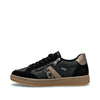 Remonte Ladies Black Casual Shoe with Gum Sole - Lace and Zip - D2C04 03
