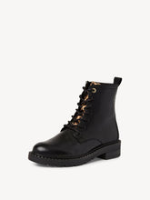 Load image into Gallery viewer, Marco Tozzi Ladies Black Ankle Boot - Laced and Zip - 25238 098
